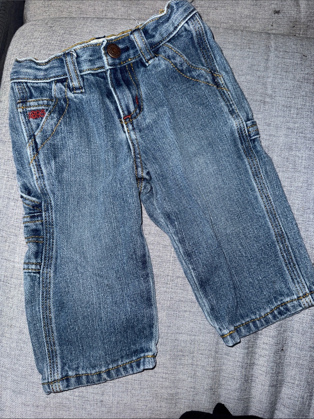 9m vintage Osh Kosh Classic Blue Denim babies Jeans GUC